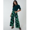 Tropical Print Elasticated Waist Culotte