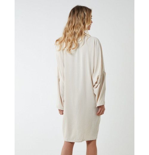 Twist Front Tunic Dress