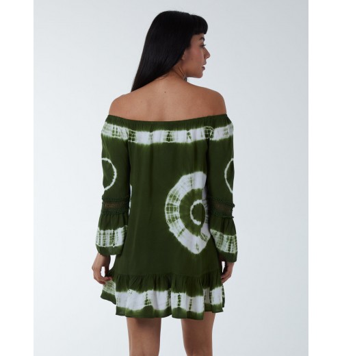 Bardot Tie Dye Tunic Dress