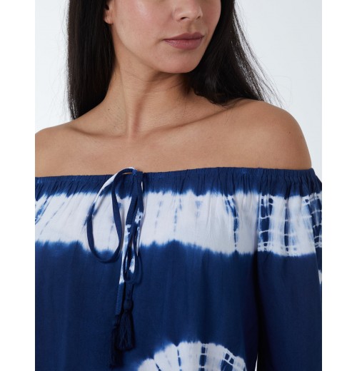 Bardot Tie Dye Tunic Dress