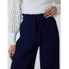 Wide Leg Pleated Trousers