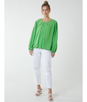 Elasticated Blouson Hem Blouse