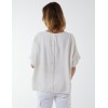 Button Back Pocket Top