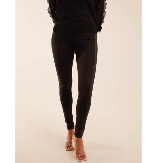 Diamante Side Detail Leggings