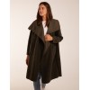 Wool Like Waterfall Cardigan Coat