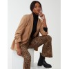 Leopard Print Flared Pants