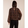 High Neck Baroque Blouse