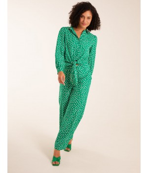 Polka Dot Oversized Shirt & Trouser Set