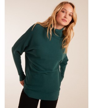 Oversized Roll Neck Batwing Jumper