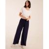 Drawstring Wide Leg Trousers